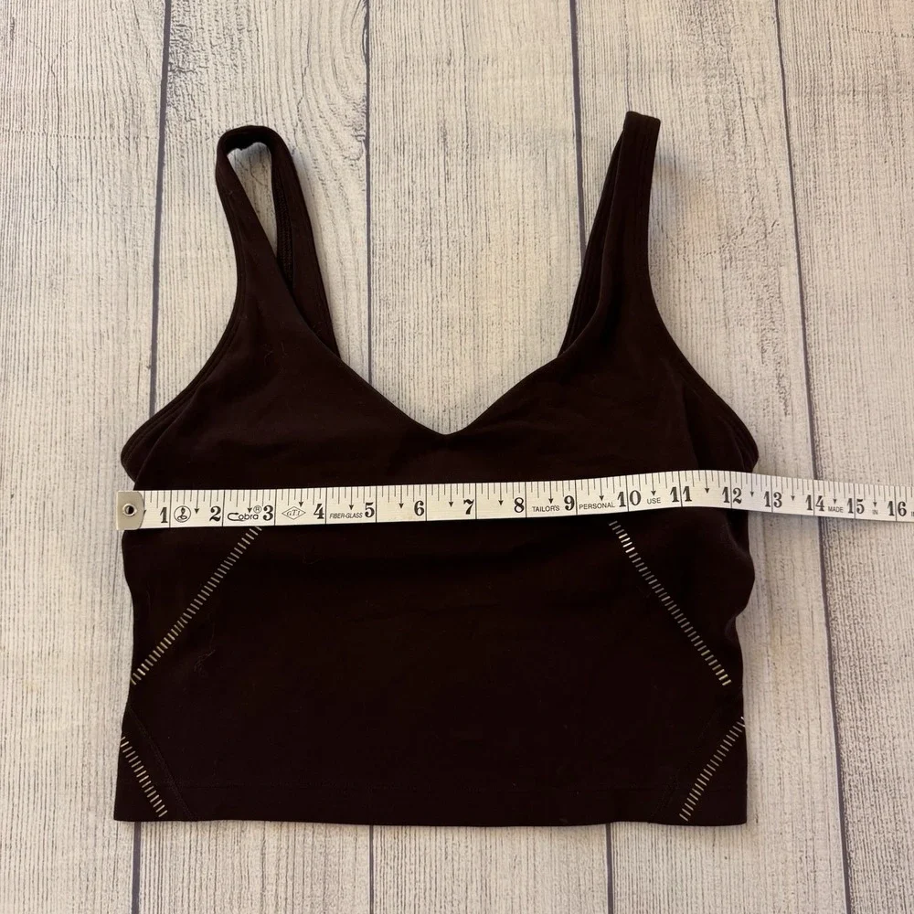 Lululemon Align Special Edition Align Tank Top Gold Size 4 French Press Women's